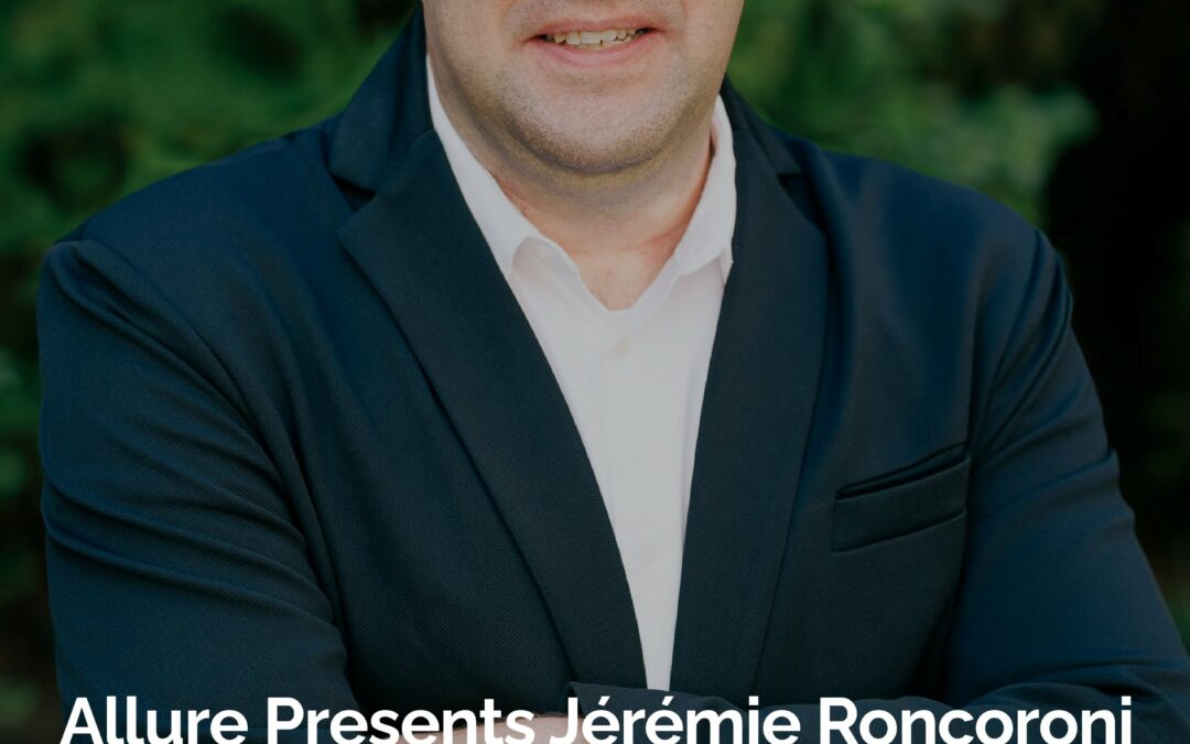 Allure is thrilled to announce that Jérémie Roncoroni officially joined the team in his role of Project Director!