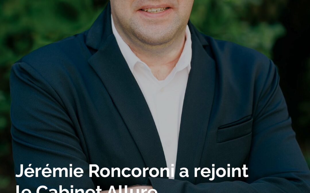 Allure est ravi d’annoncer que Jérémie Roncoroni a officiellement rejoint l’équipe en tant que Project Director !